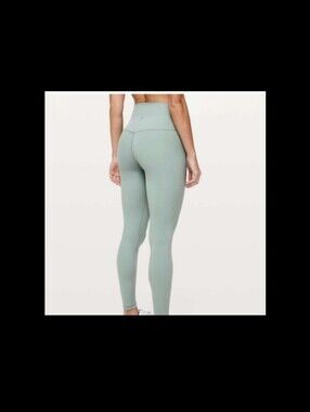 High-Waist Sage Green Lululemon SZ 8 Leggings